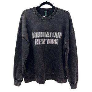 NWT Wild Fable Black Crewneck Sweater size Small